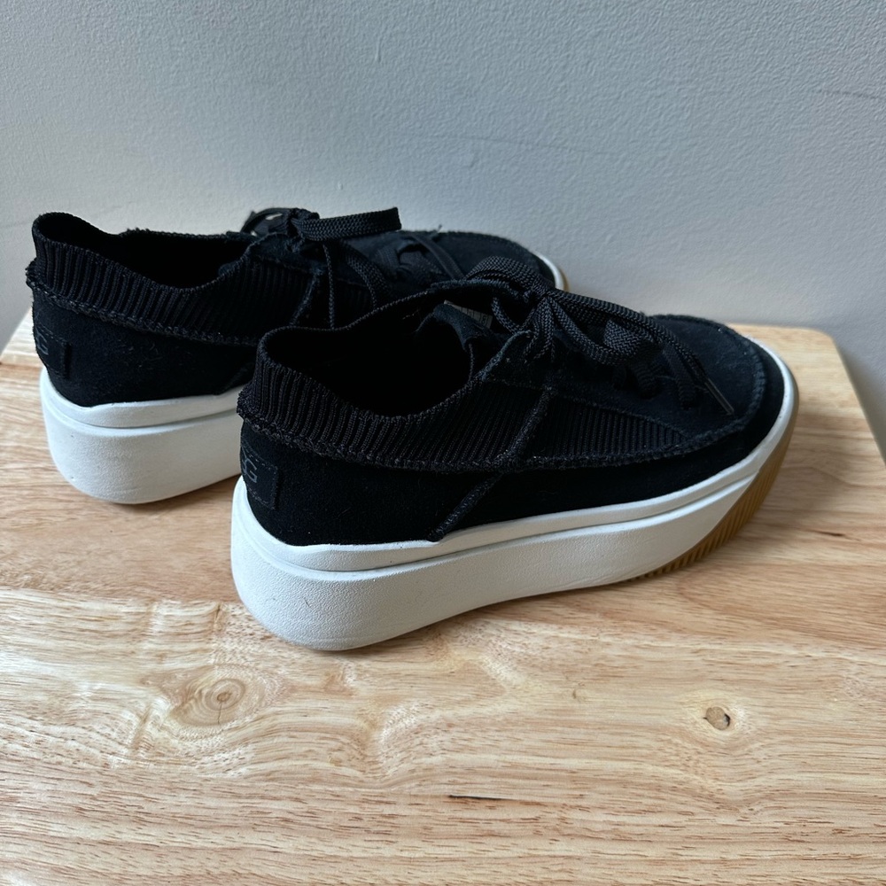 Ugg Platform Black Sneakers Shoes 7 - Picture 3 of 5